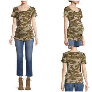 Love Sadie‎ Camo Side Ruched T-Shirt
